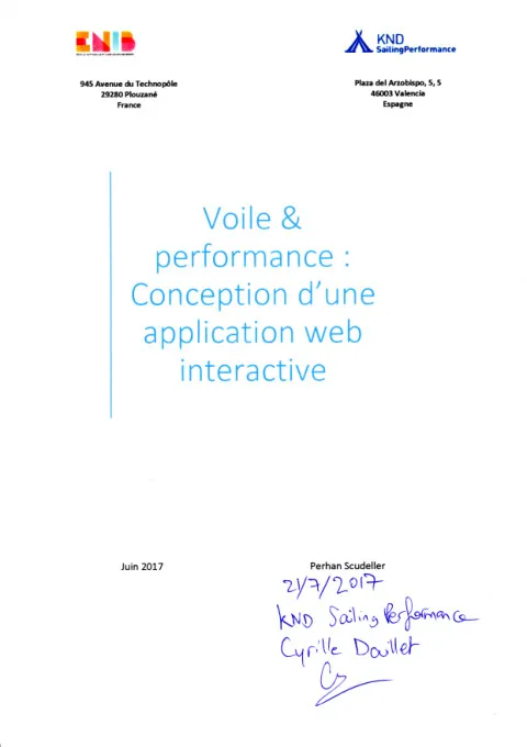 Internship report cover